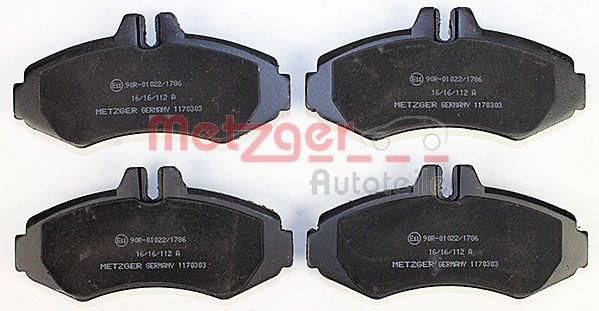 METZGER 1170303 Bremsbelagsatz, Scheibenbremse